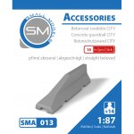 Small Models betonové svodidlo CITY přímé zkosené 10 ks 013 – Zboží Dáma