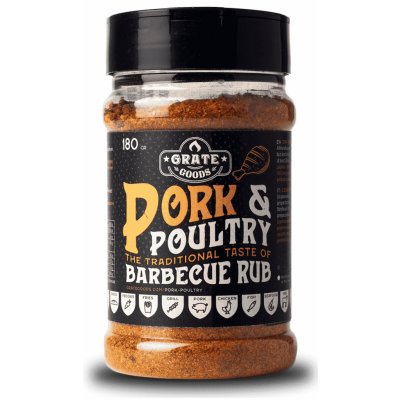 Grate Goods BBQ koření Pork & Poultry Barbecue 180 g