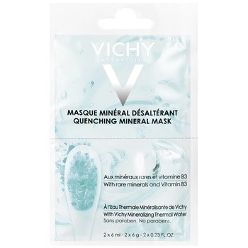 Vichy Mineral Masks hydratační pleťová maska Quenching Mineral Mask 2 x 6 ml  od 78 Kč - Heureka.cz