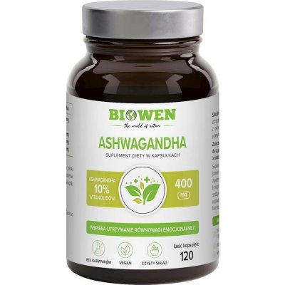 Biowen Ashwagandha 400 mg 120 kapslí – Hledejceny.cz