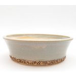 E-bonsai Keramická bonsai miska 19 x 19 x 6 cm zelená – Zboží Dáma