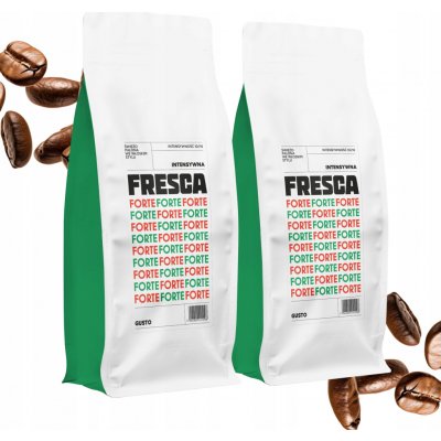 Pražírna Káva Kawy Fresca Forte zrnková 1 kg – Hledejceny.cz