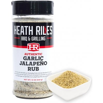 Heath Riles BBQ Grilovací Koření Garlic Jalapeno 340 g
