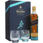 Johnnie Walker Blue Label 40% 0,7 l (dárkové balení 2 sklenice) – Zbozi.Blesk.cz