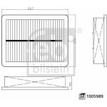Vzduchový filtr FEBI BILSTEIN 1005989 – Hledejceny.cz
