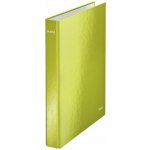 Leitz Kroužkový pořadač WOW A4+ 4DR 25mm zelený 42420054 – Zboží Živě