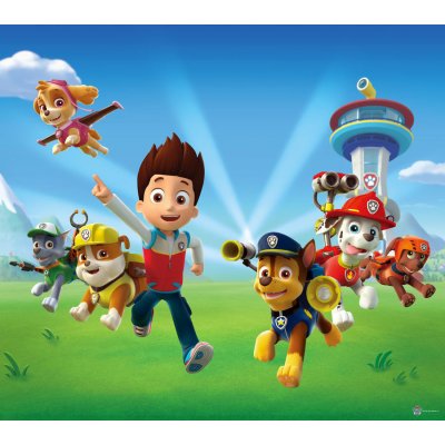 Závěsy foto Paw Patrol 180x160cm FCSXL 4389 – Hledejceny.cz