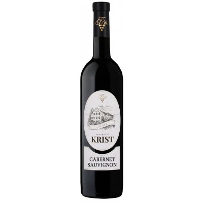Vinařství Krist Cabernet Sauvignon moravské zemské 12% 0,75 l (holá láhev) – Hledejceny.cz