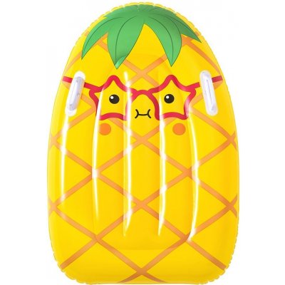 Bestway Dětské nafukovací lehátko s úchyty Ananas 84 cm x 56 cm žlutá – Zbozi.Blesk.cz