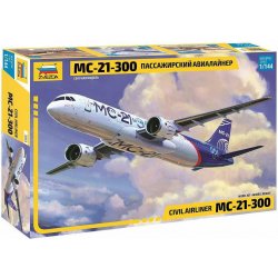 Zvezda Model Kit letadlo 7033Civil Airliner MC 21 300 1:144