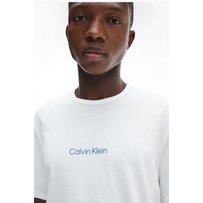 Calvin Klein pánské triko na spaní NM2170E 1O6 bílá – Zboží Mobilmania