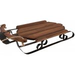 Clayre & Eef Veliké dřevěno-kovové sáně Sledge Vintage - 71*39*14 cm – Hledejceny.cz