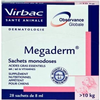 Virbac Megaderm 28 x 8 ml nad 10 kg