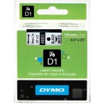 Dymo 45803 černý tisk/bílý podklad, 7m, 19mm – Hledejceny.cz