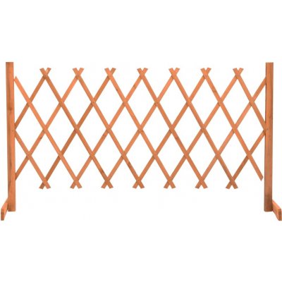 Nabytek XL Zahradní trelážový plot oranžový 150 x 80 cm masivní jedle – Zboží Mobilmania