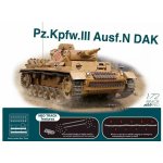 Dragon Pz.Kpfw.III Ausf.N DAK w/Neo Track Model Kit tank 7634 1:72 – Zbozi.Blesk.cz