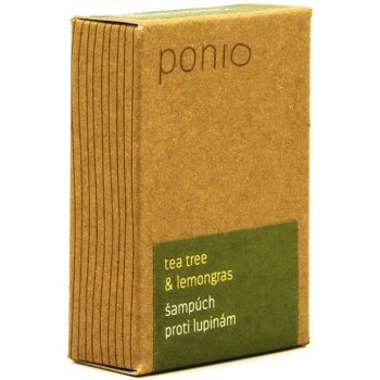 Ponio tuhý šampon proti lupům Tea tree & Lemongras 30 g