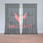 Sablio Záclony VALORANT Black: 2ks 150x250cm – Hledejceny.cz