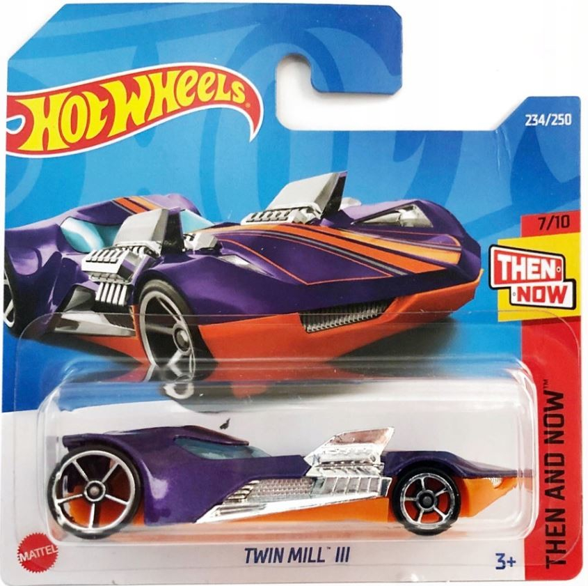 Mattel Hot Wheels Orange & Blue tematický angličák TWIN MILL III GRR41