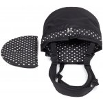 Iridog 2v1 Zippy 1 Batoh na psa černý s puntíkem 22 x 26 x 17 cm – Hledejceny.cz