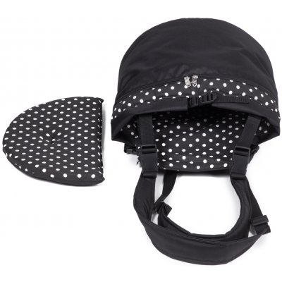 Iridog 2v1 Zippy 1 Batoh na psa černý s puntíkem 22 x 26 x 17 cm – Hledejceny.cz