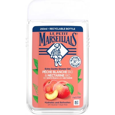 Le Petit Marseillais Extra jemný sprchový gel BIO Bílá broskev a BIO Nektarinka 400 ml – Zboží Mobilmania