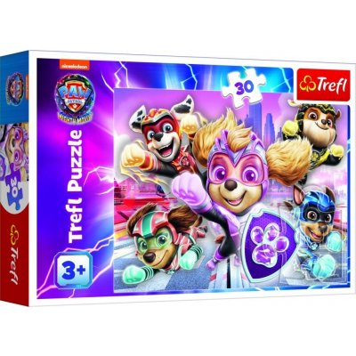 Trefl Hrdinové města Tlapková patrola/Paw Patrol 27x20cm 30 dílků – Zbozi.Blesk.cz