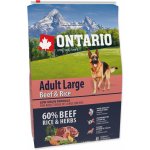 Ontario Adult Large Beef & Rice 2,25 kg – Sleviste.cz