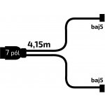Kabeláž 4,15 m bez předních vývodů/7-pól. zástrčka/baj5 – Hledejceny.cz