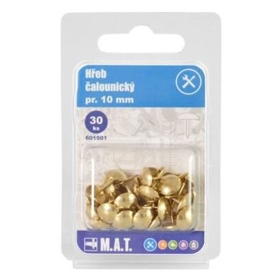 hřebíček čalounický 10mm Ms, balení 30ks, 601501 – Hledejceny.cz