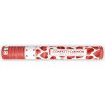 PartyDeco PartyDeco Vystřelovací konfety - Červená srdíčka 40 cm – Zbozi.Blesk.cz