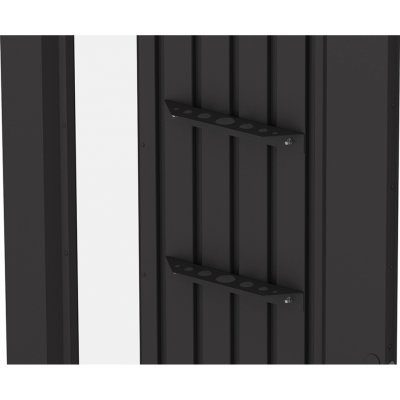 Biohort Držák na nářadí pro domky Neo tmavě šedý 2 ks, 30 x 5 x 3,5 cm – Zboží Mobilmania