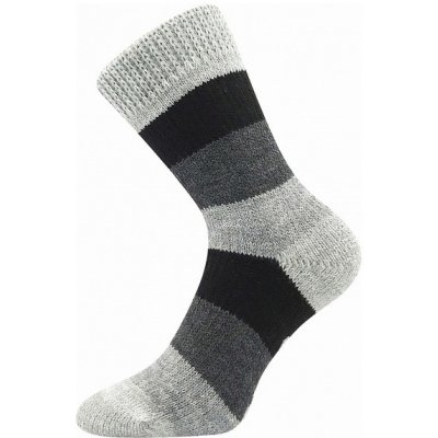 Boma ponožky spací Pruhy barevné šedé – Zboží Mobilmania