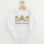 Dětské body s potiskem New Baby Lidový vzor Děvčica z Moravy – Hledejceny.cz