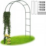 Ourbaby Kovová pergola oblouk černá 240 cm – Hledejceny.cz