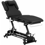 physa Elektrické masážní lehátko - 3 motory - 300 W - 185 x 67 x 62–84 cm - 200 kg - černé NANTES BLACK PH – Zboží Dáma
