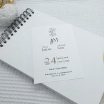 Svatební kniha se vzorem svatebního oznámení A4 - 25 – Sleviste.cz