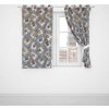 Záclona Dekorační závěs s kroužky LAMY 140x160 cm - šedý