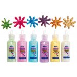 Amos Barva na sklo 22 ml s konfetami jednotlivé 6 odstínů RŮŽOVÁ – Zboží Dáma