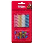 Dekora Dortisimosvíčky barevné se stojánky – Zboží Dáma