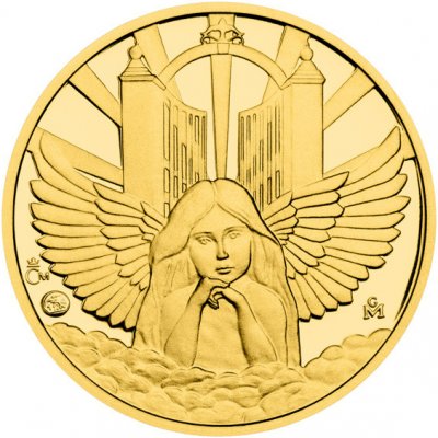 Česká mincovna Zlatý dukát Andílek 2025 proof 3,49 g – Zboží Mobilmania