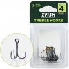 Rybářské háčky Zfish trojháčky Treble Hooks Z-779 vel.4 6ks