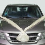 Šerpa na auto do tvaru V - krémová (1 set) – Zboží Mobilmania