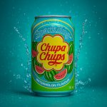 Chupa Chups sycená limonáda Vodní meloun 345 ml – Zboží Dáma