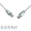 síťový kabel Solarix C6A-315GY-2MB 10G patch CAT6A, SFTP LSOH, 2m, šedý
