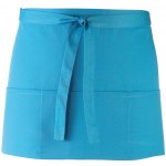 Premier Zástěra Colours PR 155 do pasu s kapsou krátká COT39015544099-turquoise Tyrkysová – Hledejceny.cz