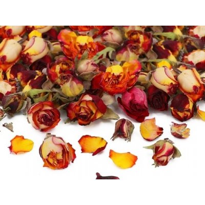 Sušené květy růží,žluto červené 10g – Zboží Mobilmania