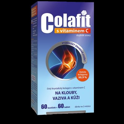 Colafit s vitamínem C 60 kostiček + 60 tablet 3081479 – Hledejceny.cz