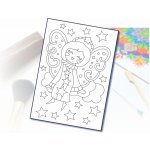 Radost v písku Šablona na pískování andělíček na obláčku A4 210 x 297 mm – Zboží Mobilmania