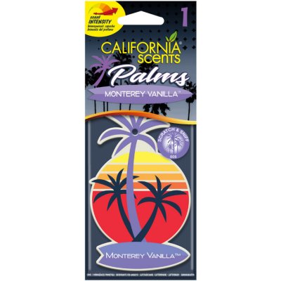 California Scents Palms Monterey Vanilla – Zboží Mobilmania